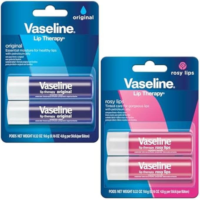 Vaseline LIP THERAPY HIS AND HERS (ORIGINAL AND ROSY) TWIN PACK - 2 PACK - Image 1